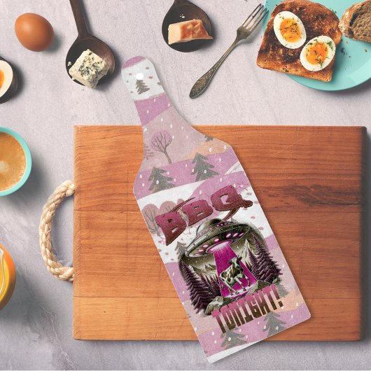 エイリアンBBQ牛の誘拐ジョーク カッティングボード