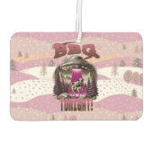 エイリアンBBQ牛の誘拐ジョーク カーエアーフレッシュナー (裏面)