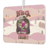 エイリアンBBQ牛の誘拐ジョーク カーエアーフレッシュナー (左)