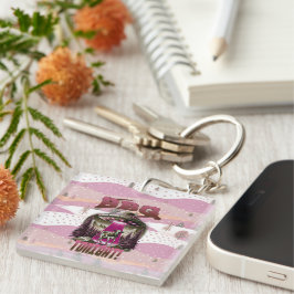 エイリアンBBQ牛の誘拐ジョーク キーホルダー