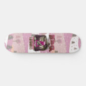 エイリアンBBQ牛の誘拐ジョーク スケートボード (横)