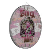 エイリアンBBQ牛の誘拐ジョーク ダーツボード (正面左)