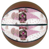 エイリアンBBQ牛の誘拐ジョーク バスケットボール (正面)