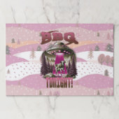 エイリアンBBQ牛の誘拐ジョーク ペーパーパッド (正面)