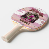 エイリアンBBQ牛の誘拐ジョーク 卓球ラケット (正面アングル)