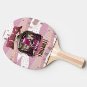 エイリアンBBQ牛の誘拐ジョーク 卓球ラケット (横)