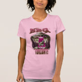 エイリアンBBQ牛の誘拐ジョーク Tシャツ (正面)