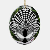 エイリアンBEMあなたを見て! セラミックオーナメント (右)