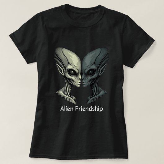 エイリアンBFF Tシャツ (デザイン正面)