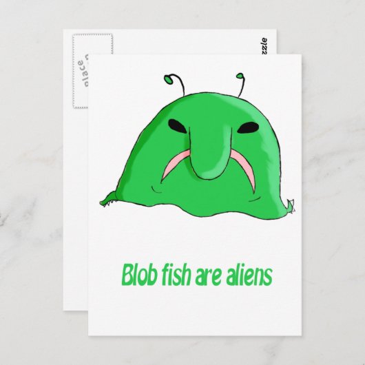 エイリアンblob ポストカード (正面/裏面)