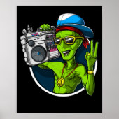 エイリアンBoomboxミュージックパーティー ポスター (正面)