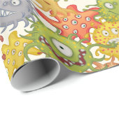 エイリアンn'モンスターズ包装紙 ラッピングペーパー (ロールコーナー)