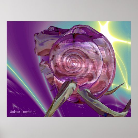 エイリアンNEREIDE，水のニンフ，ピンクシーシェルSci-Fi ポスター (正面)