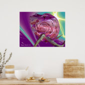 エイリアンNEREIDE，水のニンフ，ピンクシーシェルSci-Fi ポスター (キッチン)