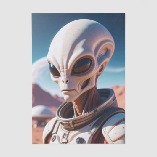 エイリアンSci-Fiデコページティッシュペーパー 薄葉紙 (正面)