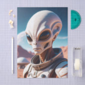 エイリアンSci-Fiデコページティッシュペーパー 薄葉紙 (クラフト)