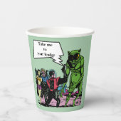 エイリアンSF誕生会 紙コップ (正面)