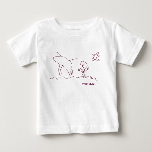 エイリアンTシャツ ベビーTシャツ (正面)