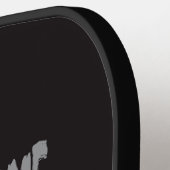 エイリアンufoサーフィンイラストレーション（ホームに戻る） ピックルボールラケット (左詳細)