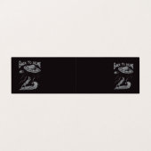 エイリアンufoサーフィンイラストレーション（ホームに戻る） 名刺 (外部フラット)