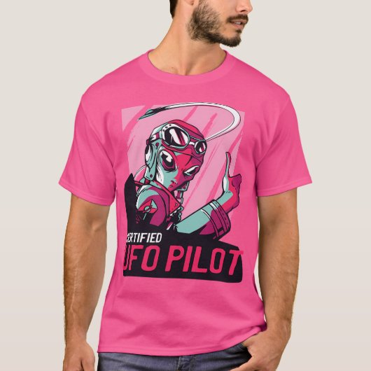 エイリアンUfoパイロット Tシャツ (正面)