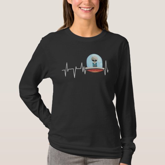 エイリアンUfoミームおもしろい Tシャツ (正面)