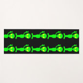 エイリアンUFOリトルグリーンマンヨガマット ヨガマット (正面(横))