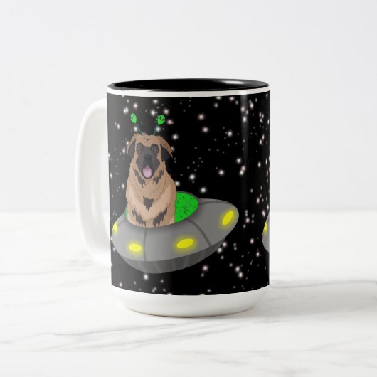 エイリアンUFOレオンバーガー ツートーンマグカップ (正面左)