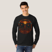 エイリアンUFO地球外マヤ空の人々グラフ Tシャツ (正面フル)