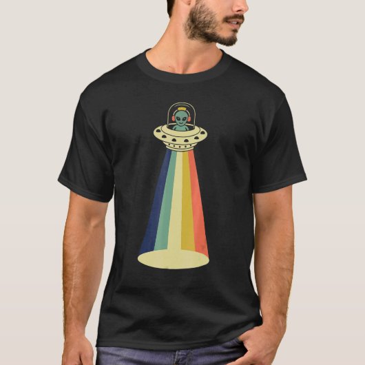 エイリアンUfo宇宙船エイリアン拉致 Tシャツ (正面)