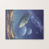 エイリアンufo宇宙 ジグソーパズル (横)