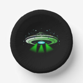 エイリアンUFO拉致宇宙船バースデーパーティー ペーパーボウル