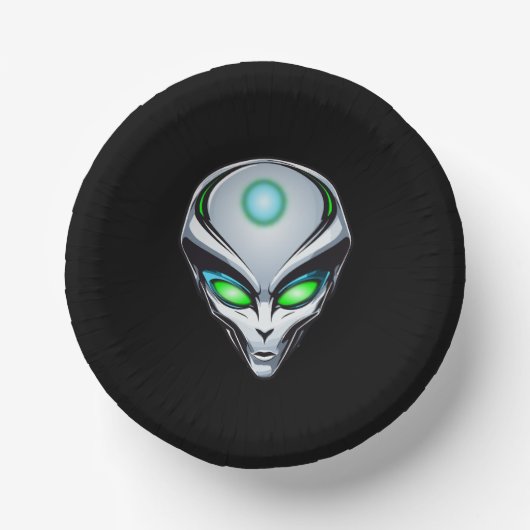 エイリアンUFO拉致宇宙誕生日パーティー ペーパーボウル (正面)