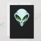 エイリアンUFO拉致宇宙誕生日パーティー 招待状 (裏面)