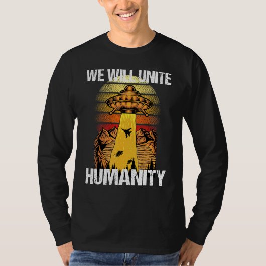 エイリアンUfo拉致 Tシャツ (正面)