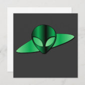 エイリアンUFO招待状 招待状 (正面/裏面)