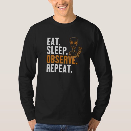 エイリアンUFO陰謀論 エイリアン Tシャツ (正面)