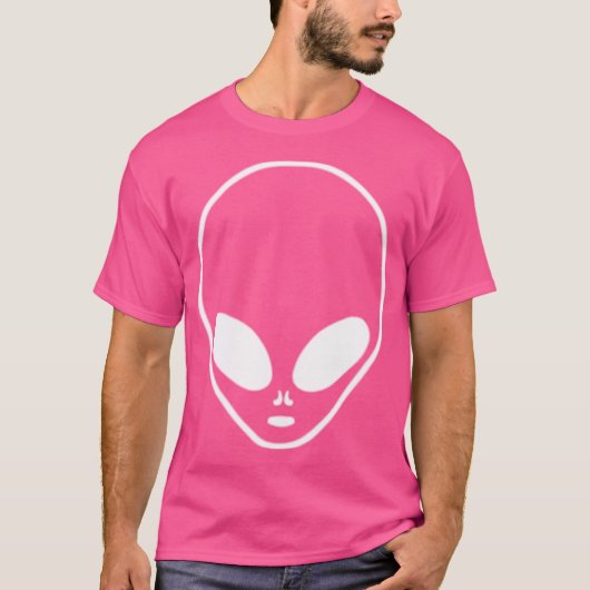 エイリアンUfo顔オンポケット Tシャツ (正面)
