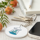 エイリアンUFO キーホルダー (正面右)