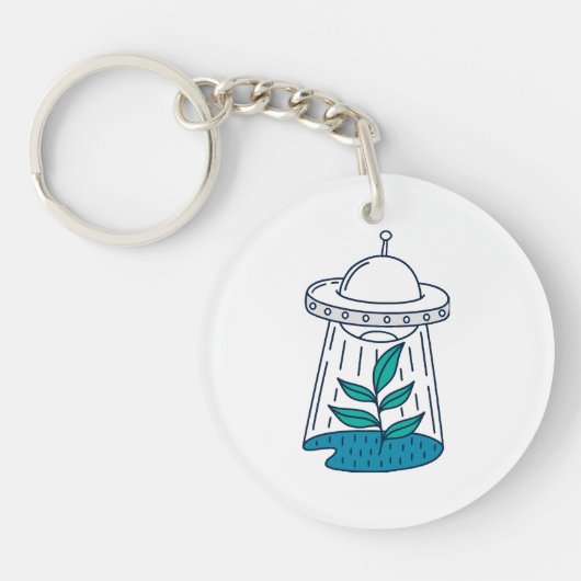 エイリアンUFO キーホルダー (正面)