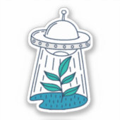 エイリアンUFO シール (正面)