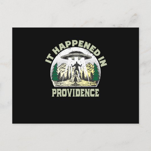 エイリアンUFO プロビデンス市 ポストカード (正面)