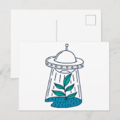 エイリアンUFO ポストカード (正面/裏面)