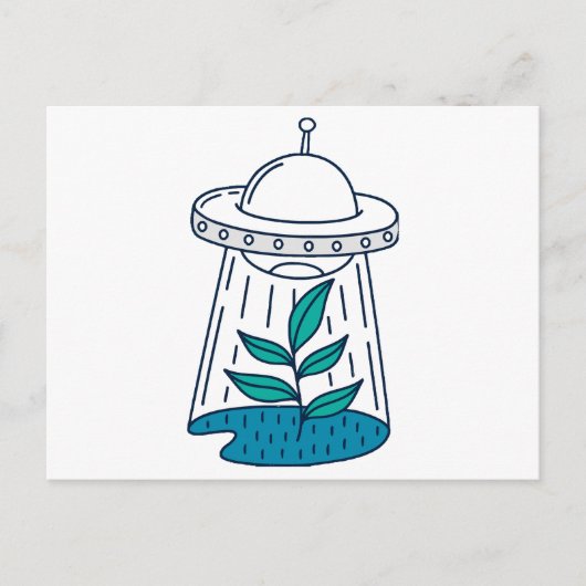 エイリアンUFO ポストカード (正面)