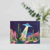 エイリアンUFO in the Desert ポストカード (スタンド正面)