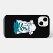 エイリアンUFO iPhoneケース (裏面横)