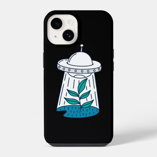 エイリアンUFO iPhoneケース (裏面)