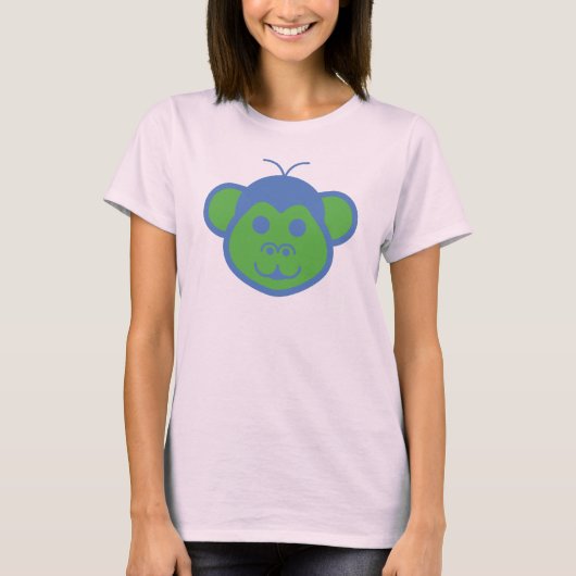 エイリモンキー (Alimon Alien Monkey) レディースTシャツ Tシャツ (正面)