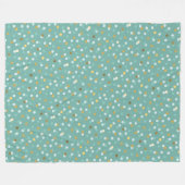 エイリンのトレンディーパターン3 フリースブランケット (正面(横))