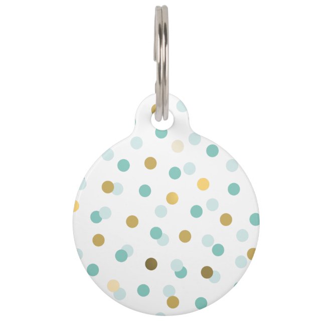 エイリンのトレンディーパターン ペット　ネームタグ (正面)